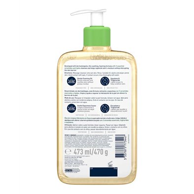 Aceite Limpiador Espumoso 473ML - Cerave