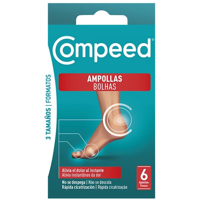 Ampollas Surtido 3 Tamaños 10Ud - Compeed Ampollas Surtido 3 Tamaños 10Ud - Compeed