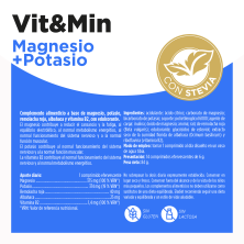 Vit&Min Magnesio+Potasio Efervescente: Salud Natural y Bienestar - 14comp