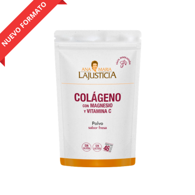 Colágeno + Magnesio + Vit C Fresa 350g - Salud Natural Ana Mª Lajusticia