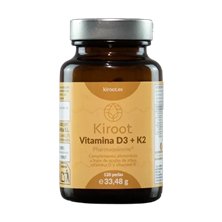 Vitamina D3 Y K2 120 Perlas - Kiroot