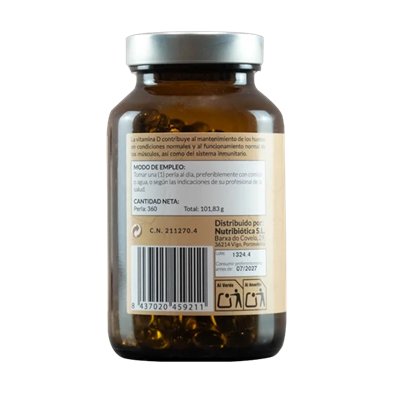 Vitamina D3 360Perlas - Kiroot