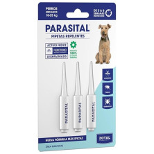 Parasital Perros Medianos 10 - 25 Kg (3 Pipetas X 3 Ml)