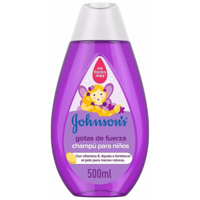 Johnson'S Champú Gotas Fuerza 500Ml Johnson'S Champú Gotas Fuerza 500Ml