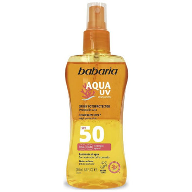 Babaria Aqua Uv Spray Fotoprotector Spf50 200Ml Babaria Aqua Uv Spray Fotoprotector Spf50 200Ml