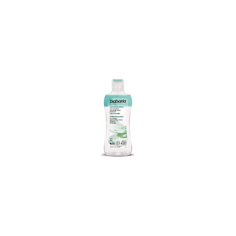 Desmaquillador Bifasico Agua Micelar Aloe Vera 400 Ml