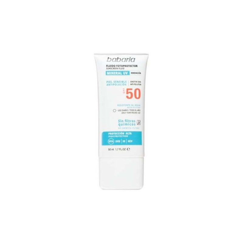 Solar Mineral Uv Fluido Facil Fotoprotector Spf50 50 Ml