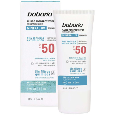 Solar Mineral Uv Fluido Facil Fotoprotector Spf50 50 Ml