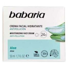 Babaria Crema Facial Hidratante 24H Aloe Vera 50Ml