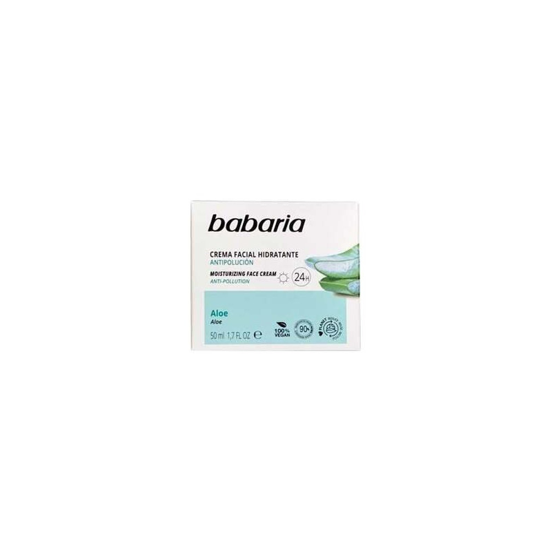 Babaria Crema Facial Hidratante 24H Aloe Vera 50Ml Babaria Crema Facial Hidratante 24H Aloe Vera 50Ml