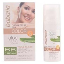 Babaria Aloe Crema Facial Con Color Spf15 50Ml