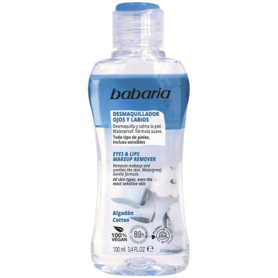 Babaria Desmaquillante De Ojos Y Labios Con Algodón 100Ml