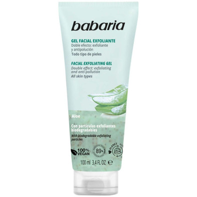 Babaria Gel Exfoliante Aloe Vera Todo Tipo De Piel 150Ml
