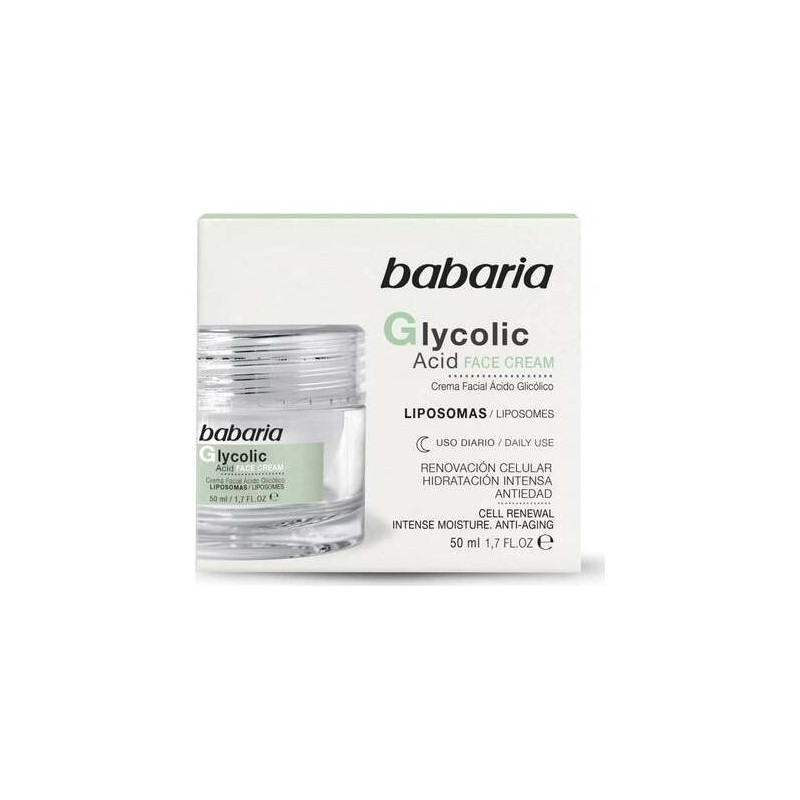 Babaria Crema Renovación Celular Ácido Glicólico 50Ml