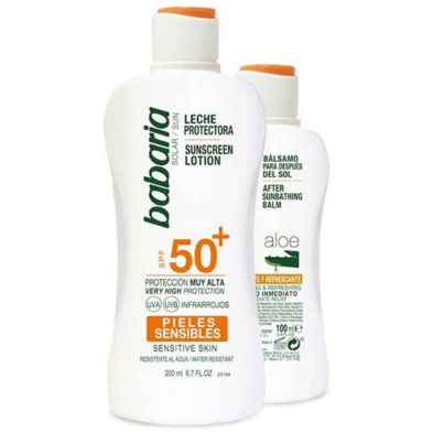 Babaria Solar Leche Corporal Piel Sensible Spf50+ 200Ml + After