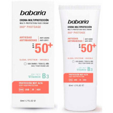 Babaria Crema Multiprotección Antiedad Antimanchas Spf+50 50Ml