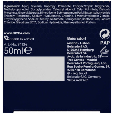 Nivea Luminous 630º Antimanchas Crema Noche Reparadora 40Ml