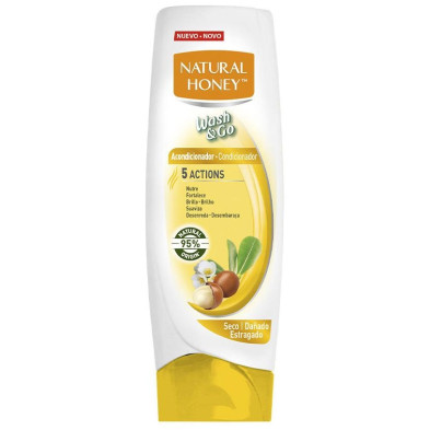Natural Honey Wash Y Go Acondicionador Cabello Seco 330Ml Natural Honey Wash Y Go Acondicionador Cabello Seco 330Ml