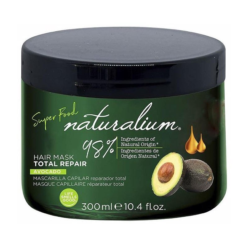 Naturalium Super Food Mascarilla Capilar Reparación Total Aguacate 300Ml Naturalium Super Food Mascarilla Capilar Reparación Total Aguacate 300Ml