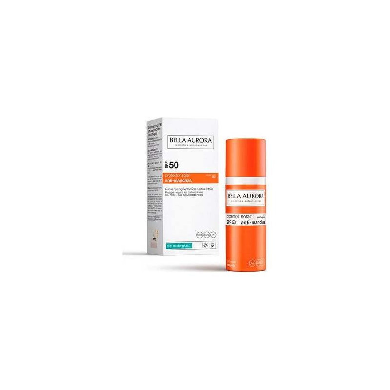 Bella Aurora Gel Solar Antimanchas Piel Mixta-Grasa Spf50+ 50Ml