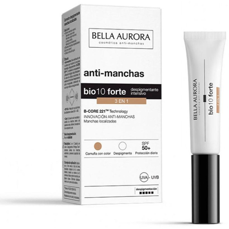 Bella Aurora Bio 10 Forte 3 En 1 Corrector Local Spf50 10Ml Bella Aurora Bio 10 Forte 3 En 1 Corrector Local Spf50 10Ml
