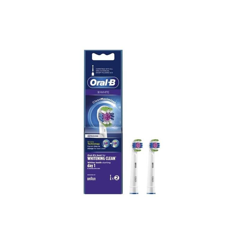 Oral-B 3D White Whitening Clean Cabezales 2Uds