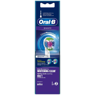 Oral-B 3D White Whitening Clean Cabezales 2Uds