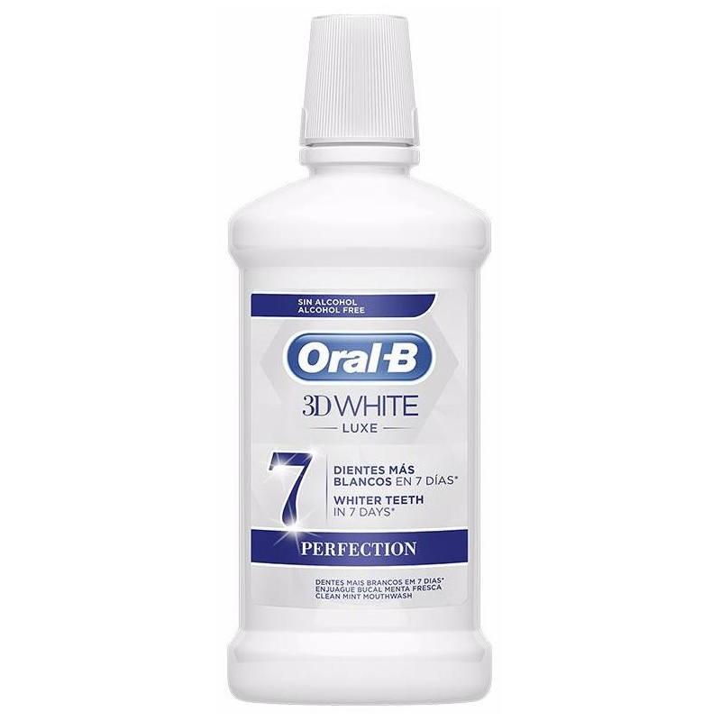Oral-B 3D White Enjuague Bucal Luxe Perfection 500Ml