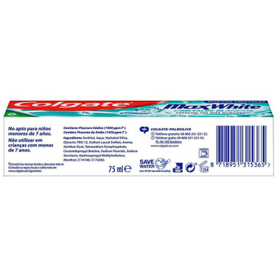 Colgate Dentifrice Max White One Classic 75Ml