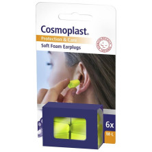 Cosmoplast Tapones Oídos Espuma 6Uds