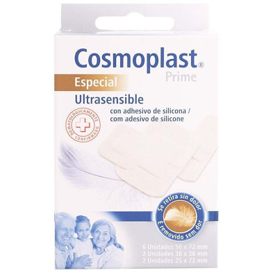 Cosmoplast Ultrasensible Tiritas Sin Dolor 10Uds