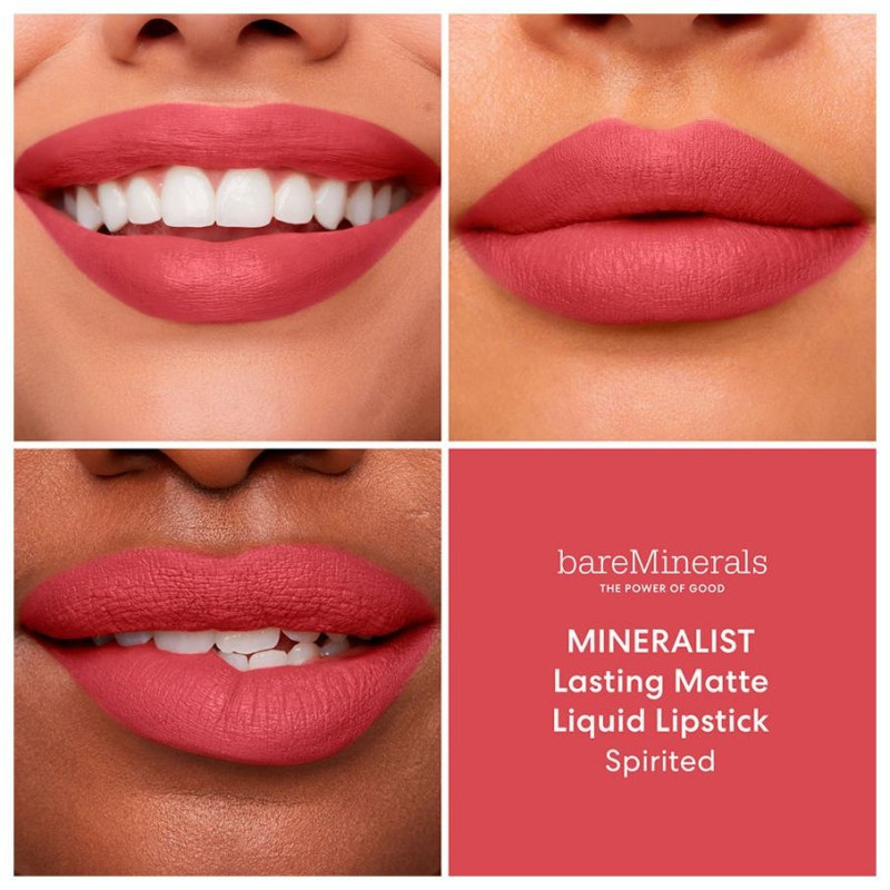 Bareminerals Mineralist Comfort Matte Lipstick Spirited 3.5Ml