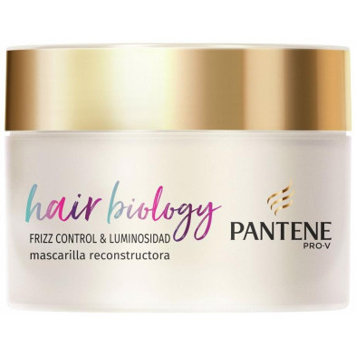 Pantene Mascarilla Hair Biology Frizz Y Luminosidad 160Ml