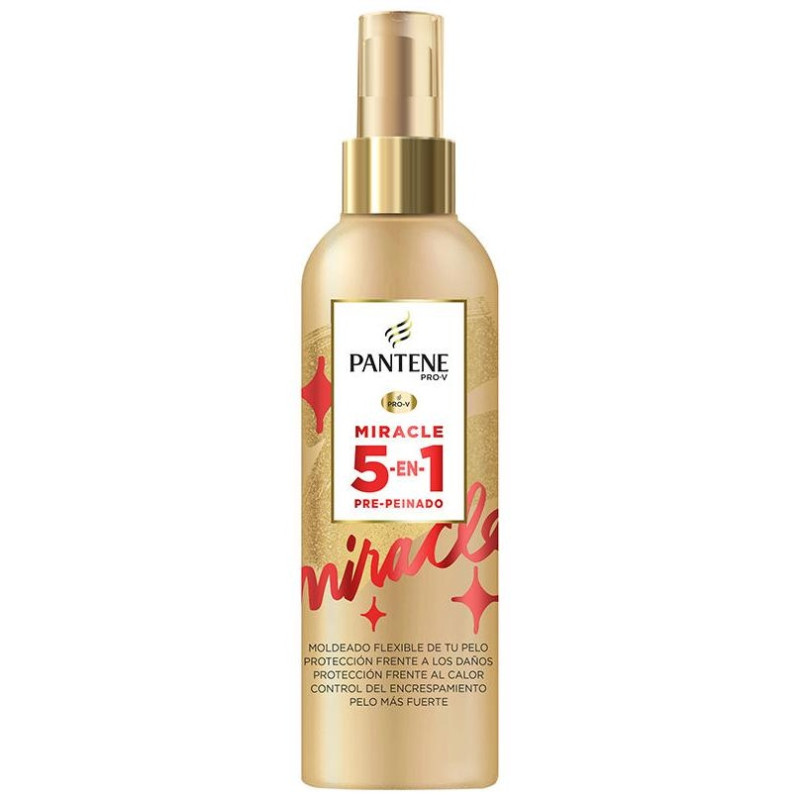 Pantene Miracle 5 En 1 Pre-Peinado Y Protector Calor Spray 200Ml