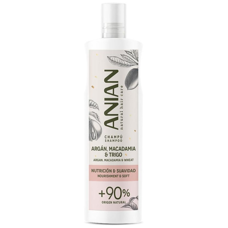 Anian Argán Nutrición Suavidad Champú 400Ml Anian Argán Nutrición Suavidad Champú 400Ml