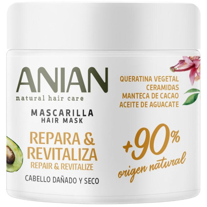 Anian Repara Y Revitaliza Mascarilla Queratina Vegetal 350Ml Anian Repara Y Revitaliza Mascarilla Queratina Vegetal 350Ml