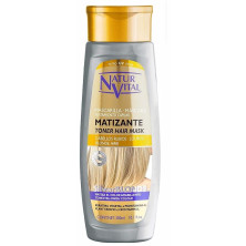 Naturvital Silver Blonde Mascarilla Capilar Matizante 300Ml