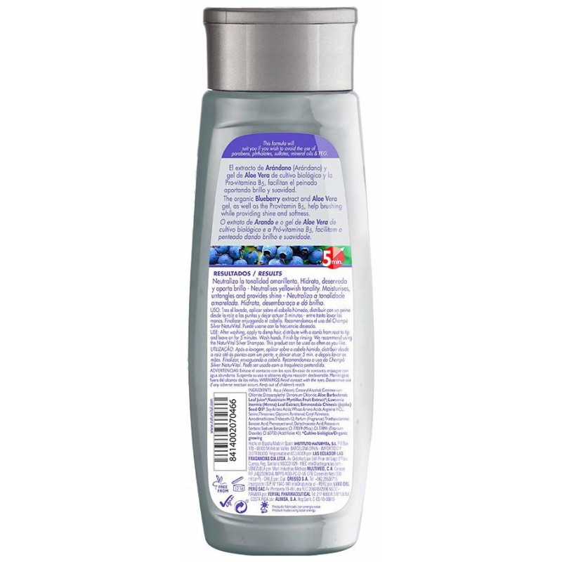 Naturvital Mascarilla Silver White Orgay Hair 300Ml Naturvital Mascarilla Silver White Orgay Hair 300Ml