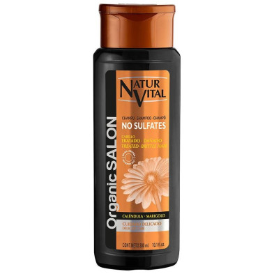 Organic Salon Champú Sin Sulfatos Cuidado Delicado 300 Ml