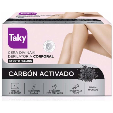 Carbon Activado Cera Divina Depilatoria Corporal 300 Ml