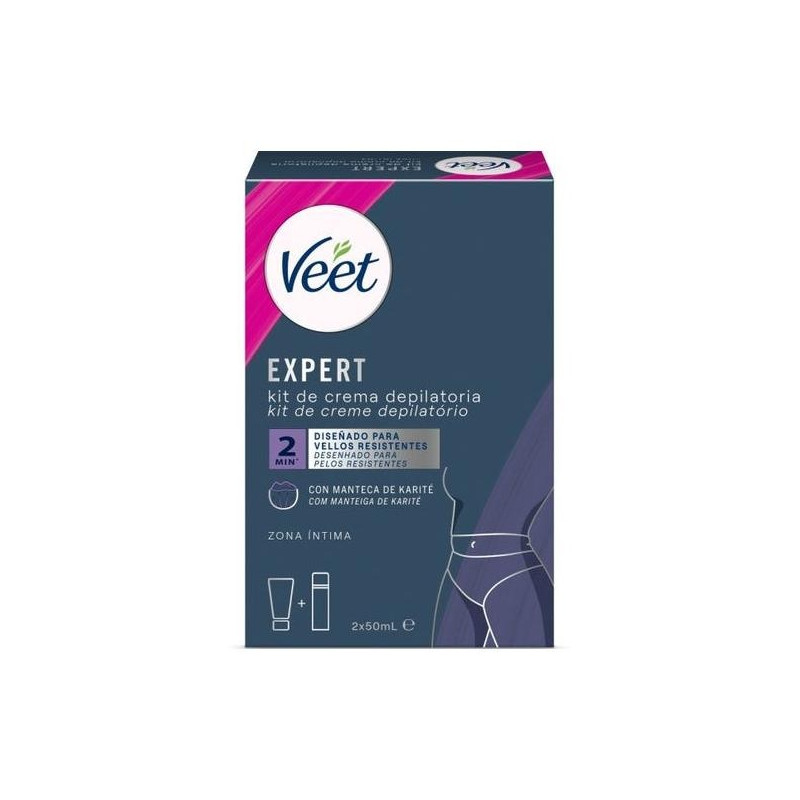 Veet Expert Kit Crema Depilatoria Zona Íntima