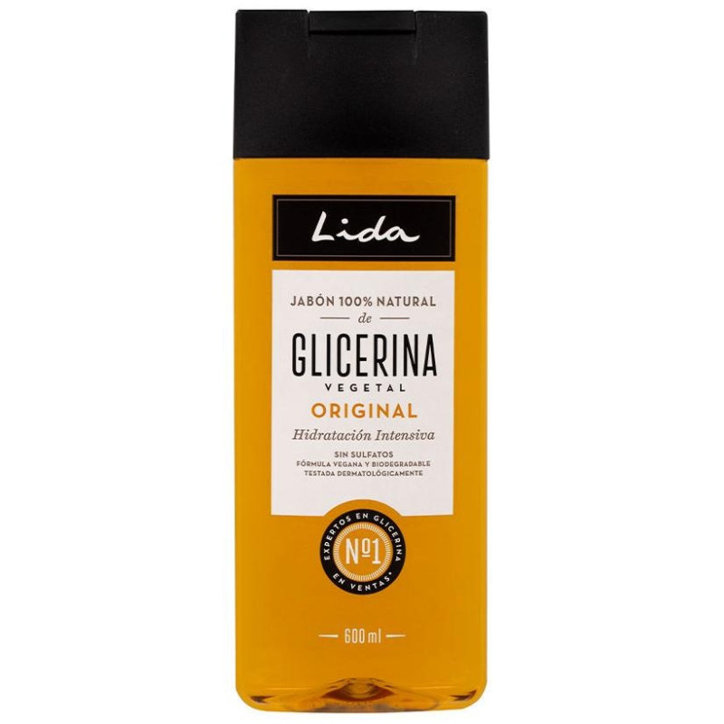 Lida Jabón 100% Natural Glicerina 600Ml
