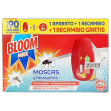 Bloom Pack Max Moscas Y Mosquitos Aparato Elctrico + 2 Recambios