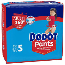 Dodot Pants Pañal-Braguita Talla 5 12-17 Kg 30 U