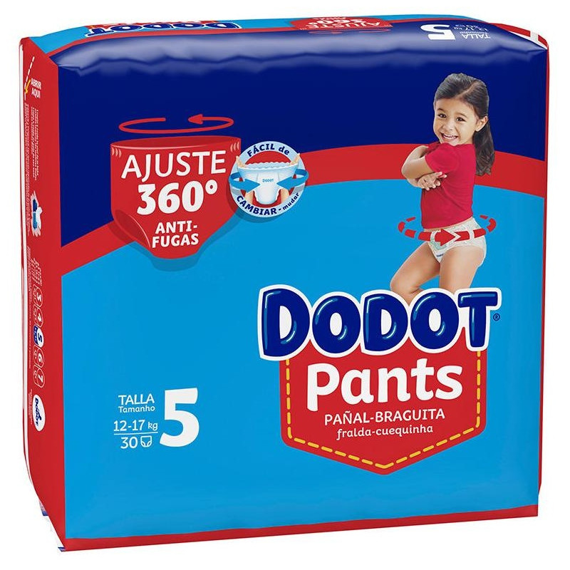 Dodot Pants Pañal-Braguita Talla 5 12-17 Kg 30 U Dodot Pants Pañal-Braguita Talla 5 12-17 Kg 30 U