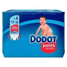 Dodot Pants Pañal-Braguita Talla 4 9-15 Kg 33 U