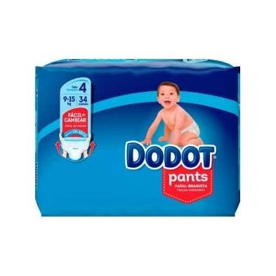 Dodot Pants Pañal-Braguita Talla 4 9-15 Kg 33 U