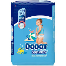 Dodot Splashers Bañador Desechable Talla 4-5 + 9-15 Kg 11 U
