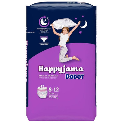 Dodot Happyjama Niña T-8 Braguita 8-12 Años 13 U Dodot Happyjama Niña T-8 Braguita 8-12 Años 13 U