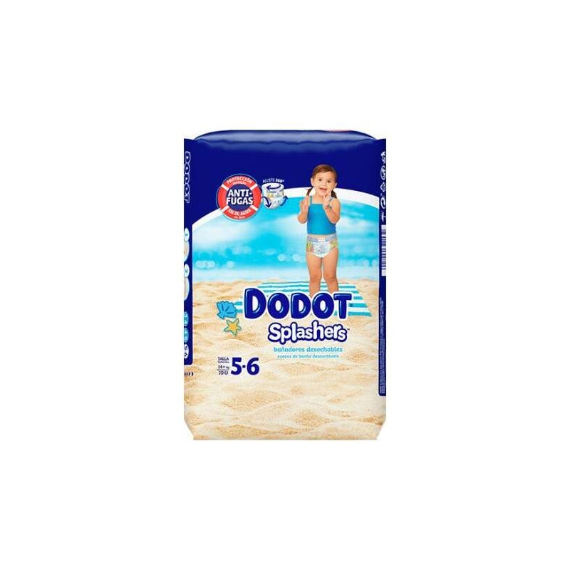 Dodot Splashers Bañador Desechable Talla 5-6 + 14 Kg 10 U Dodot Splashers Bañador Desechable Talla 5-6 + 14 Kg 10 U